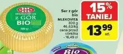 Carrefour Ser ekologiczny z gór bio Mlekovita oferta