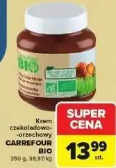 Carrefour Krem z orzechów laskowych Carrefour Bio oferta