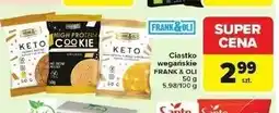 Carrefour Ciastko proteinowe słony karmel Frank&Oli oferta