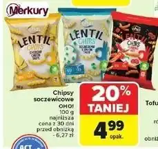 Carrefour Chrupki z ciecierzycy flaming hot Oho! oferta