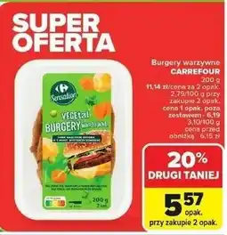 Carrefour Burger roślinny Carrefour Sensation oferta