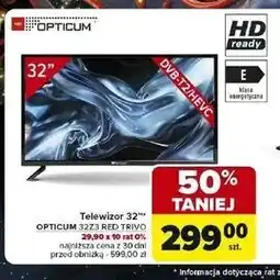 Carrefour Telewizor 32'' 32z3 red trivo Opticum oferta