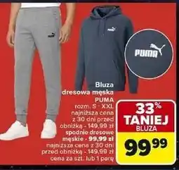 Carrefour Spodnie dresowe męskie Puma oferta