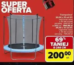Carrefour Trampolina 244 cm oferta