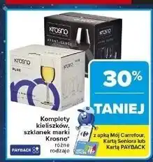 Carrefour Komplet kieliszków do wina 450 ml avant garden lumi Krosno S.a oferta