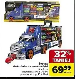 Carrefour Ciężarówka laweta z samochodami oferta