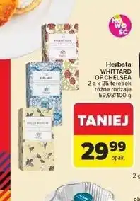 Carrefour Herbata english rose Whittard oferta
