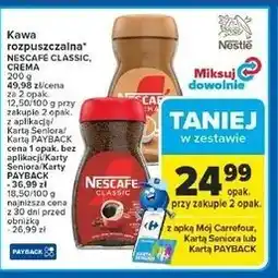Carrefour Kawa Nescafe Crema oferta