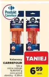 Carrefour Kabanosy wieprzowe cienkie Carrefour oferta