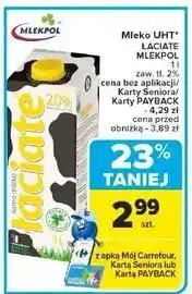 Carrefour Mleko 2% Łaciate oferta