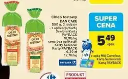 Carrefour Chleb tostowy pszenny Dan Cake oferta