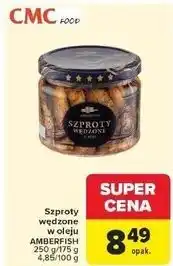 Carrefour Szproty wędzone w oleju Amberfish oferta