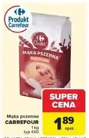 Carrefour Mąka tortowa pszenna typ 450 Carrefour oferta