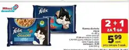 Carrefour Karma dla kota wołowina i kurczak Purina Felix Fantastic oferta