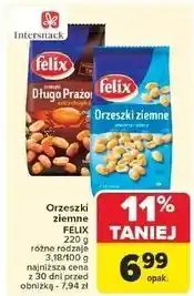 Carrefour Orzeszki długo prażone extra chrupkie Felix oferta
