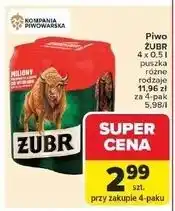 Carrefour Piwo Żubr 1768 oferta