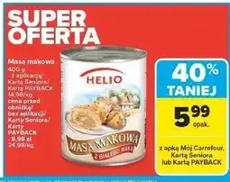 Carrefour Masa makowa z białego maku Helio oferta