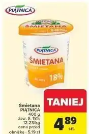 Carrefour Śmietana 18% Piątnica oferta