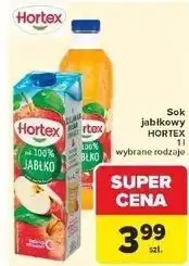 Carrefour Sok jabłkowy 100% Hortex oferta