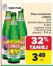 Carrefour Piwo Łomża Śliwka oferta