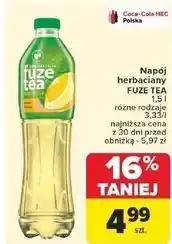 Carrefour Napój green ice tea citrus Fuzetea oferta
