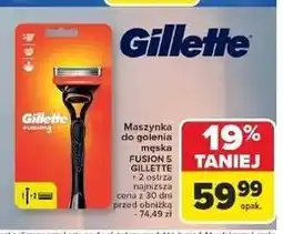 Carrefour Maszynka do golenia + 2 wkłady Gillette Fusion oferta