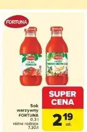Carrefour Sok 100% pomidorowo-warzywny Fortuna oferta