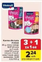 Carrefour Dorsz w sosie Vitakraft Poesie Deli Sauce oferta