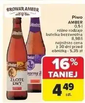 Carrefour Piwo Amber Czarny Bez oferta