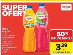 Carrefour Napój jabłko-malina-limonka Hortex oferta