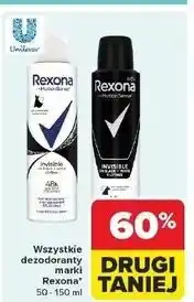 Carrefour Dezodorant invisible black & white Rexona Men Invisible oferta