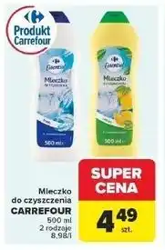 Carrefour Mleczko do czyszczenia lemon Carrefour Essential oferta