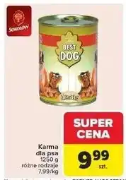 Carrefour Karma dla psów z wołowiną The Best Dog oferta