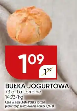 Chata Polska Bułka jogurtowa la lorraine oferta