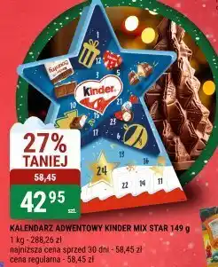 bi1 Kalendarz adwentowy Kinder Mix Star oferta
