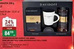 bi1 Zestaw prezentowy Davidoff Fine Aroma kawa mielona 250g + kawa rozpuszczalna 100g + kubek oferta