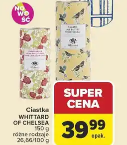 Carrefour Market Ciastka różne rodzaje Whittard of Chelsea oferta