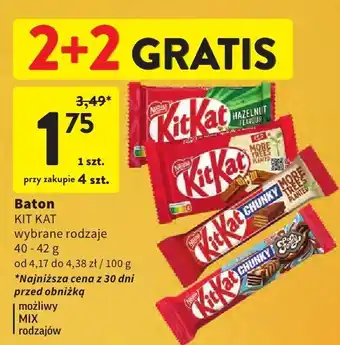 Intermarche Baton KIT KAT oferta