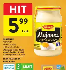 Intermarche Majonez WINIARY Dekoracyjny oferta