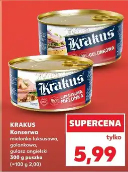 Kaufland Konserwa mielonka luksusowa KRAKUS oferta