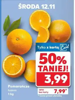 Kaufland Pomarańcze luzem 1 kg Kaufland oferta