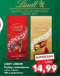 Kaufland Praliny czekoladowe Lindt Lindor różne rodzaje 100g oferta