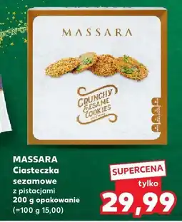 Kaufland Ciasteczka sezamowe z pistacjami Massara 200g oferta