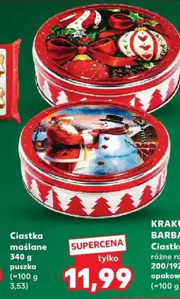Kaufland Ciastka maślane 340g Kaufland oferta