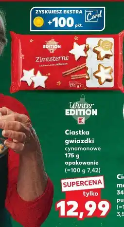 Kaufland Ciastka gwiazdki cynamonowe Winter Edition 175g oferta