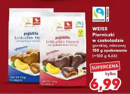 Kaufland Pierniczki w czekoladzie gorzkiej WEISS oferta
