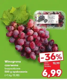 Kaufland Winogrona czerwone bezpestkowe 500 g Kaufland oferta