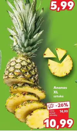 Kaufland Ananas XL sztuka Kaufland oferta
