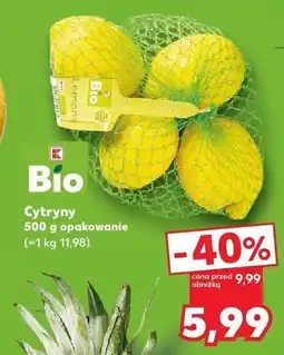 Kaufland Cytryny Bio 500 g K-Bio oferta