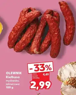 Kaufland Kiełbasa myśliwska OLEWNIK oferta